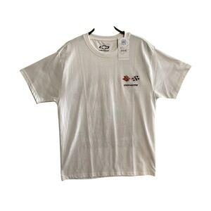 Chevrolet Corvette Logo Front Big Back Graphic T-Shirt White Official Licensed
